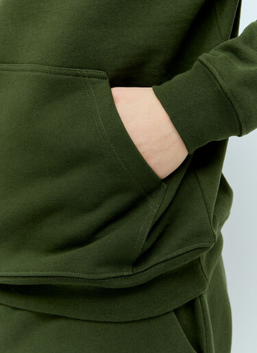 Dime Classic Small Logo Hooded Sweatshirt Green dmt0154005