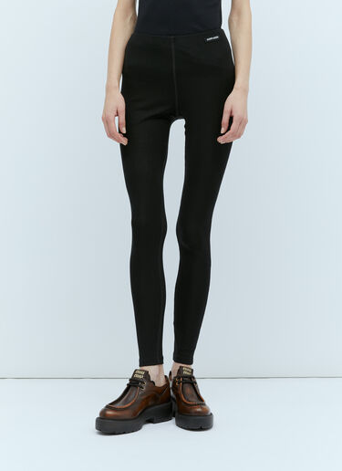 Silk Jersey Pants Miu Miu Silk Jersey Pants Black miu0254010