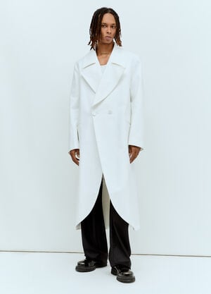 Homme Plissé Issey Miyake Double Button Coat Black hmp0159009