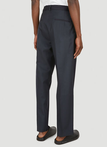 ANOTHER ASPECT Tailored Contrast Panel Pants Blue ana0149001