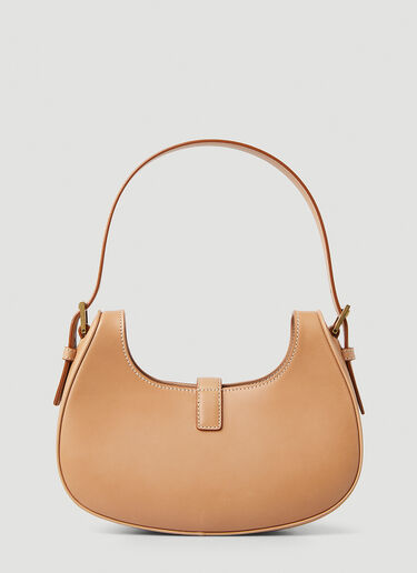 Saint Laurent Le Fermoir Hobo Shoulder Bag Brown sla0247153