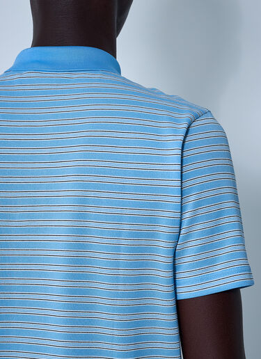 Prada Logo Motif Polo Shirt Light Blue pra0161003