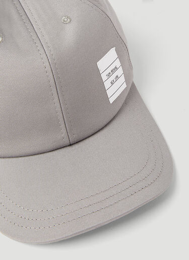 Thom Browne 徽标贴饰棒球帽 灰色 thb0153020