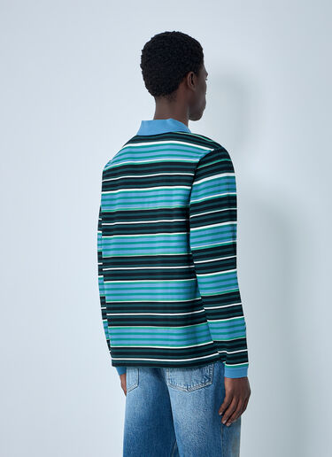 Fred Perry x Craig Green Striped Long-Sleeve Polo Shirt Multicolour fry0164003