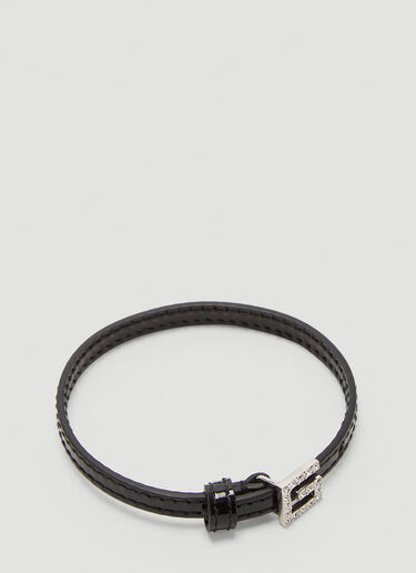 Gucci Leather Bracelet Black guc0240060