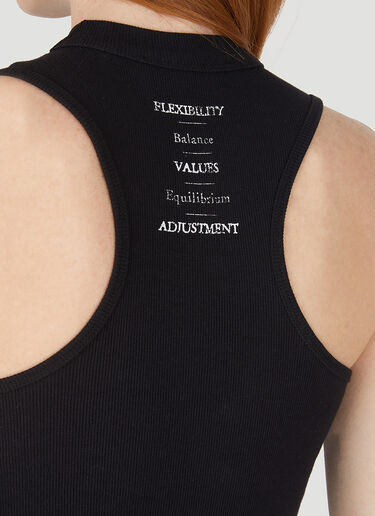 Marine Serre Card Print Racerback Dress Black mrs0248008
