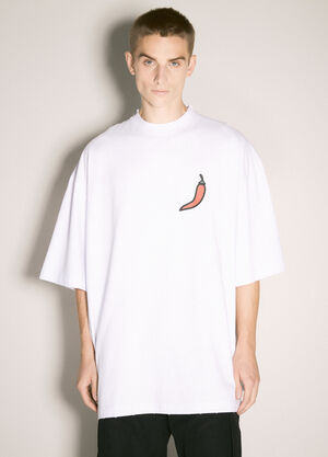 032C On Fire Oversized T-Shirt Black cee0160005