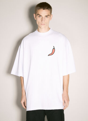 032C On Fire Oversized T-Shirt White cee0158001