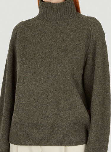 Acne Studios High Neck Sweater Khaki acn0250016