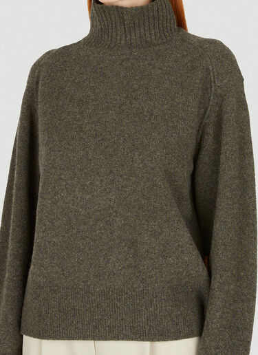 High Neck Sweater Acne Studios High Neck Sweater Khaki acn0250016