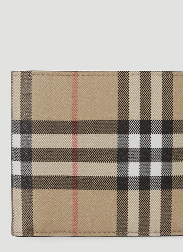 Burberry Vintage Check Bifold Wallet Beige bur0146044