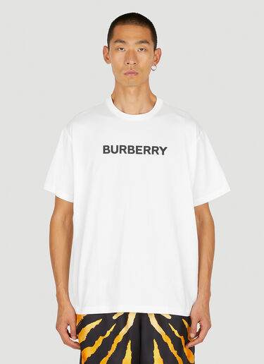Burberry 로고 프린트 티셔츠 White bur0149010