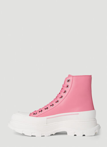 Alexander McQueen Tread Slick Boots Pink amq0251045
