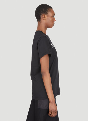 Logo Print T-Shirt Moncler Logo Print T-Shirt Black mon0246063