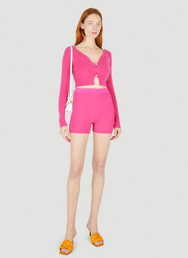 Jacquemus Le Alzou Cardigan Pink jac0248041