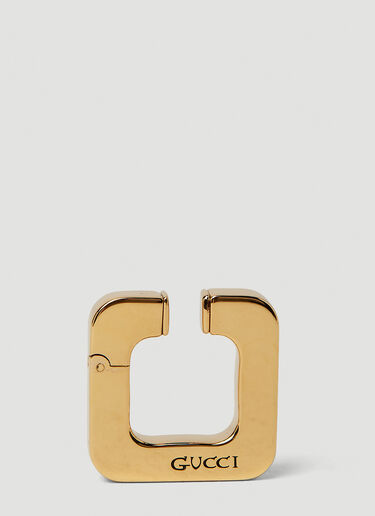 Gucci Logo Engraved Ear Cuff Gold guc0251229