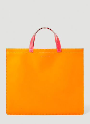 Comme Des Garcons Wallet Super Fluorescent Tote Bag Orange cdw0347001