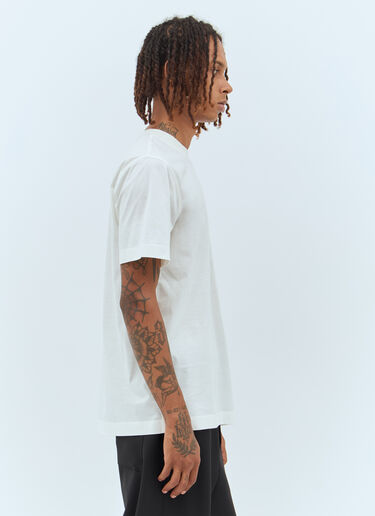 Burberry ロゴ刺繍Tシャツ  ホワイト bur0157006