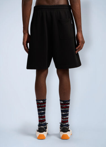 Sprayed Logo Track Shorts Palm Angels Sprayed Logo Track Shorts Black pma0162022