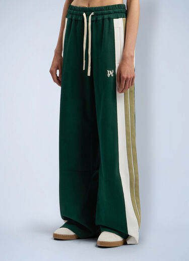 Monogram Track Pants Palm Angels Monogram Track Pants Dark Green pma0262114