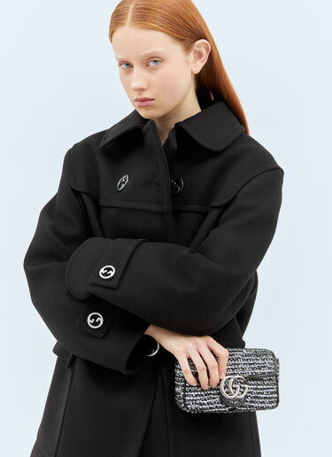 Gucci GG 슈퍼 미니 백 블랙 guc0257106
