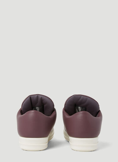 Rick Owens Jumbo Laces Padded Sneakers Burgundy ric0253042