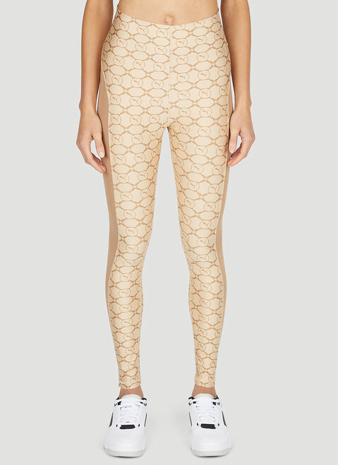 Marco Rambaldi Couture Sport T7 Leggings Brown mra0252020