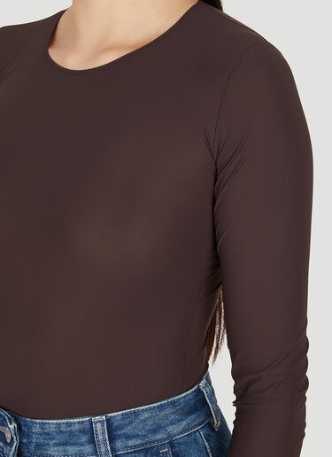 MM6 Maison Margiela 网眼连体衣 棕 mmm0249021