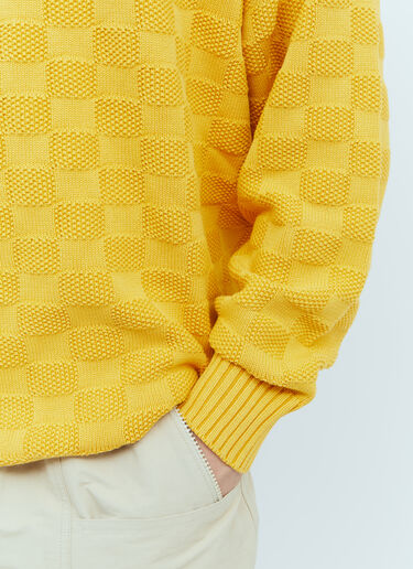 Patta Purl Ribbed Knit Sweater Yellow pat0154004