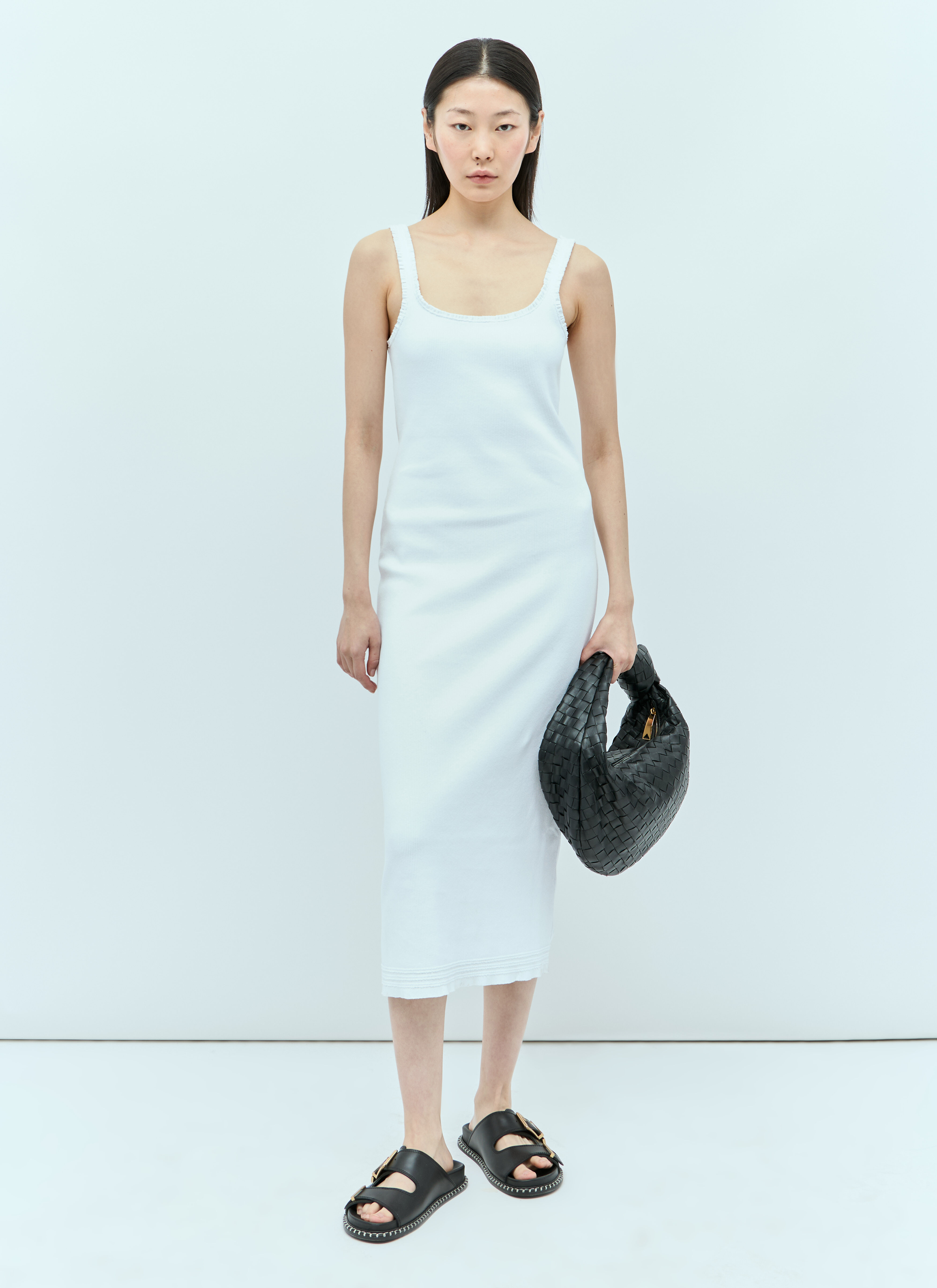 Chlo Midi Tank Dress in White LN CC