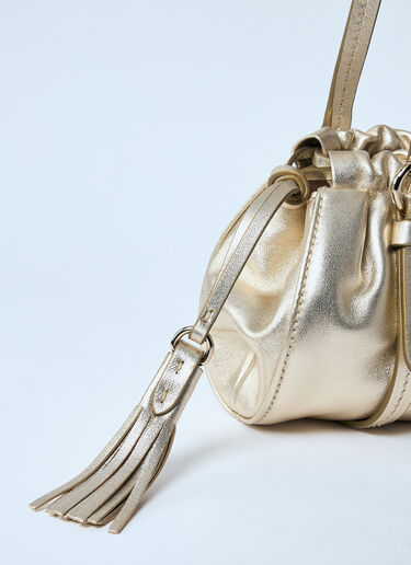 Miu Miu Joie Leather Mini Shoulder Bag Beige miu0259032