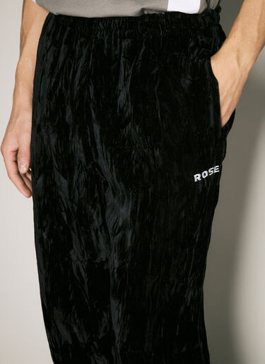 Martine Rose ワイドレッグトラックパンツ ブラック mtr0358003