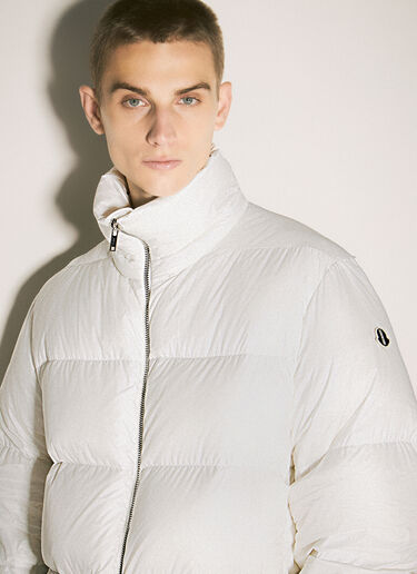 Moncler x Rick Owens Hooded Cyclopic Coat White mcs0358007