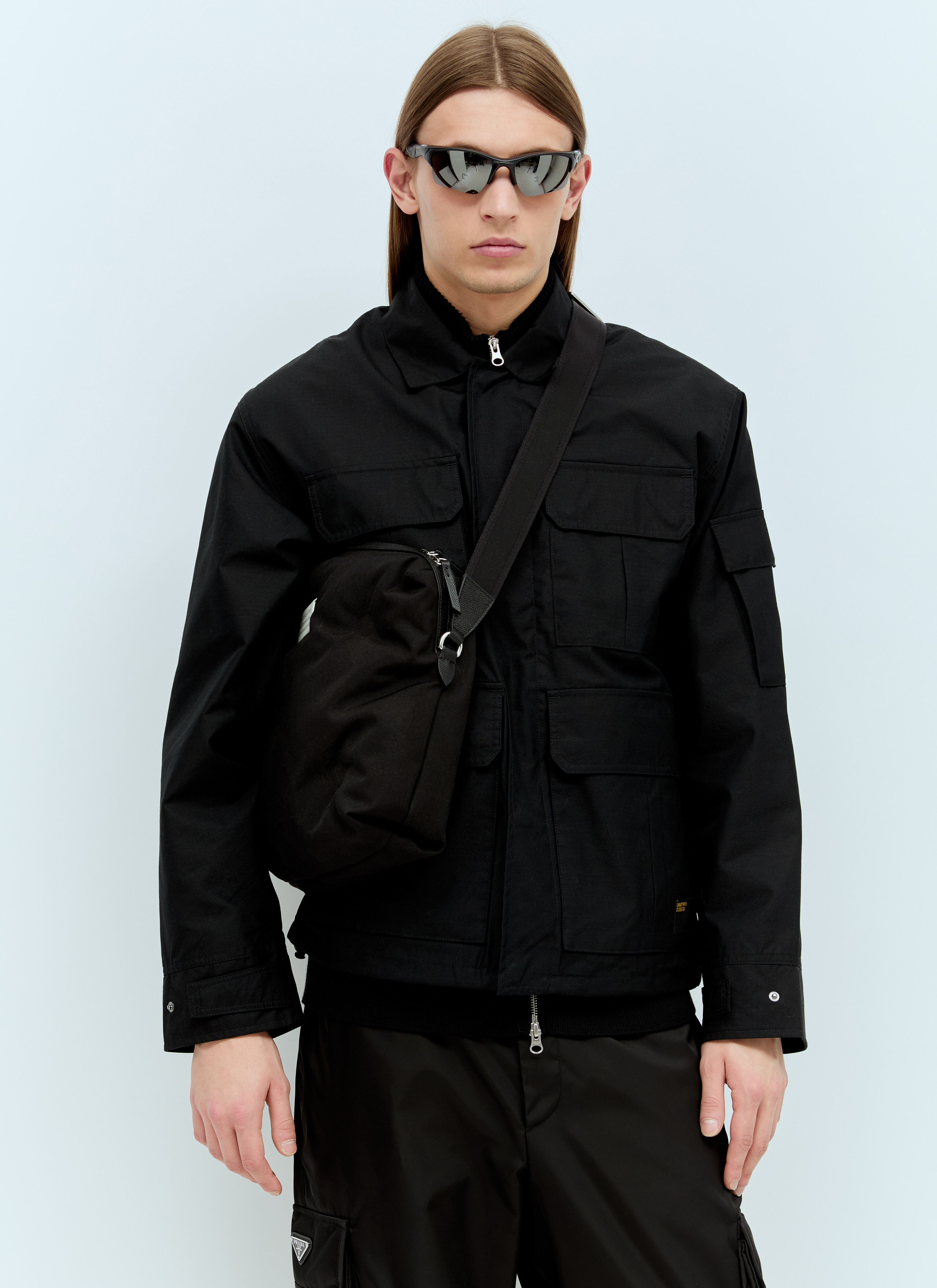 Junya Watanabe x Oakley 하프 재킷 2.0 XL 선글라스 블랙 jwo0154001