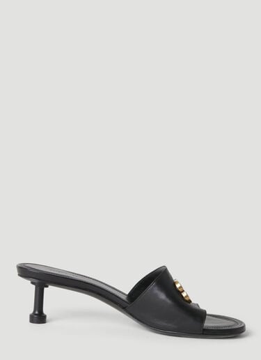 Balenciaga Groupie Heeled Mules Black bal0251058