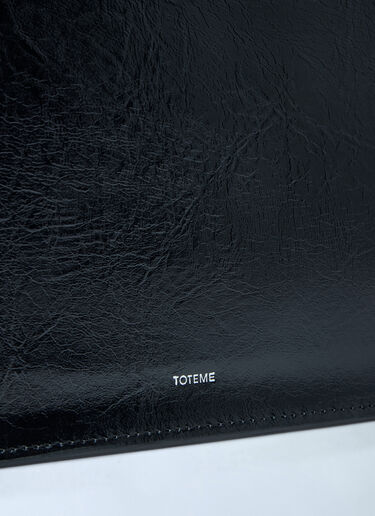 LN-CC® - Toteme: Threefold Naplack Clutch Bag - Black Toteme Threefold Naplack Clutch Bag Black tot0265087