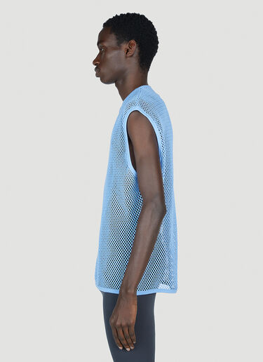 Raf Simons Net Tank Top Light Blue raf0152001