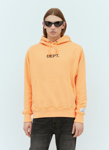 Gallery Dept. Dept Logo Hooded Sweatshirt Orange gdp0152019