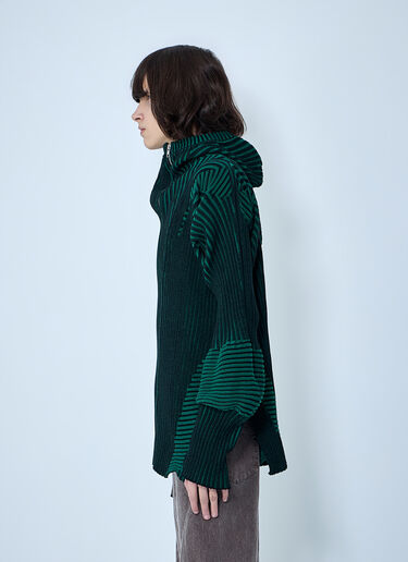 LUEDER Healer Knit Zip Jacket Green ldr0364002