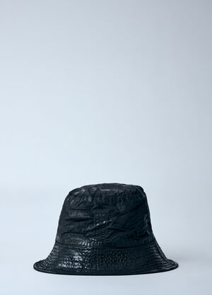 Rick Owens DRKSHDW Coated Bucket Hat Black drk0160030