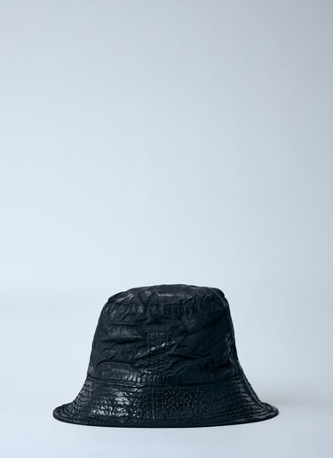 Rick Owens DRKSHDW Coated Bucket Hat Black drk0160030