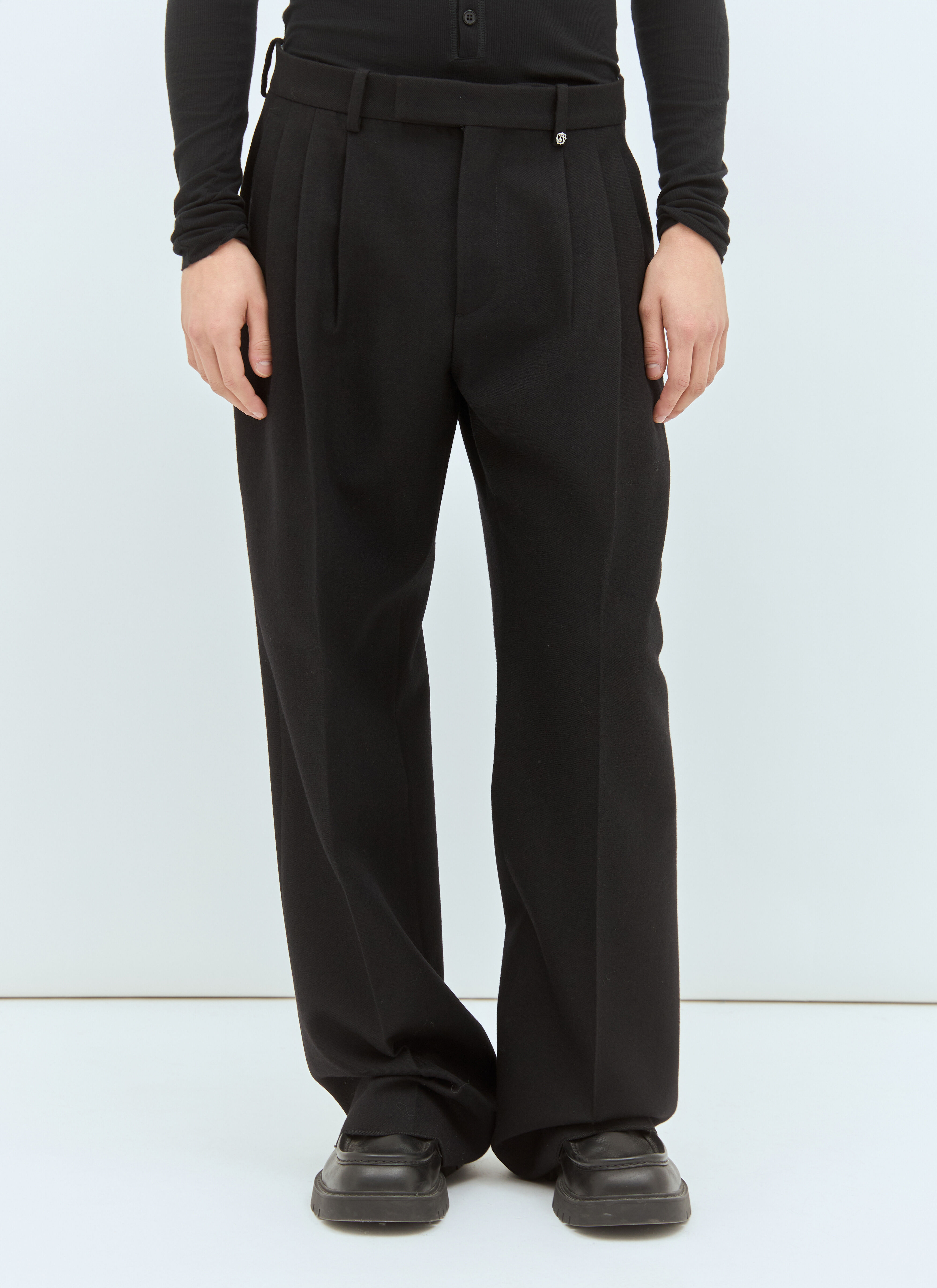 Burberry Men's Wide-Leg Chino Pants | Neiman Marcus