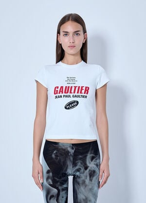Jean Paul Gaultier The Gaultier Baby Tee White jpg0266014
