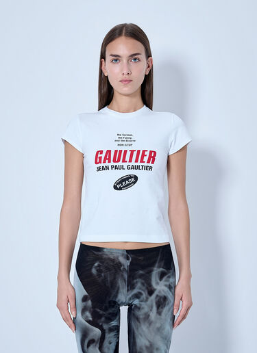 LN-CC® - Jean Paul Gaultier: The Gaultier Baby Tee - White Jean Paul Gaultier The Gaultier Baby Tee White jpg0266014