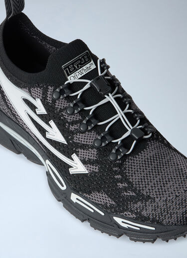 LN-CC® - Off-White: Be Right Back Knit Sneakers - Black Off-White Be Right Back Knit Sneakers Black ofw0164235