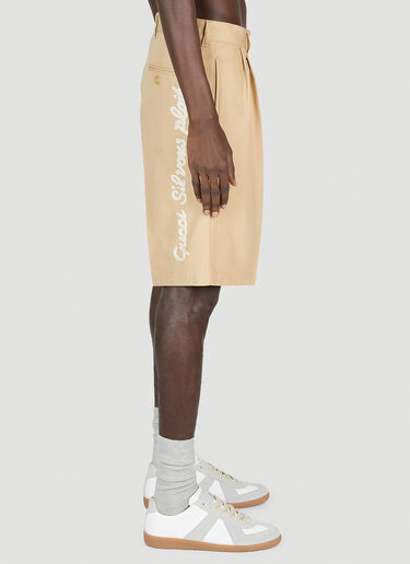 Gucci Folded Pleat Shorts Beige guc0153012