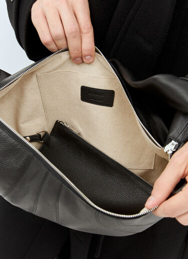 Lemaire Large Croissant Crossbody Bag Black lem0358001