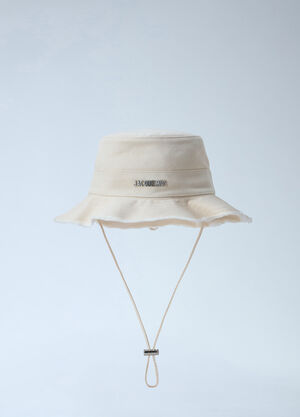 Jacquemus Le Bob Artichaut Bucket Hat White jac0366001
