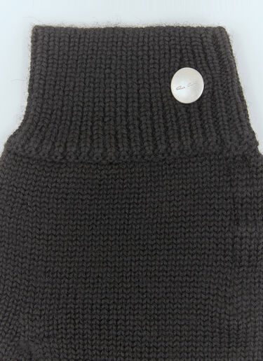 Rick Owens 触屏羊毛手套 黑色 ric0157031