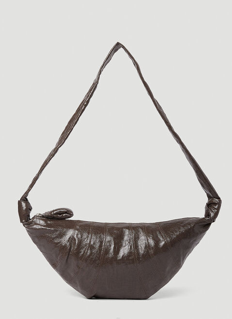 Lemaire Croissant Medium Shoulder Bag Brown lem0154006